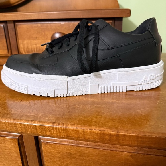 Nike Air Force one pixel sneakers black women’s size 12 shoes - Picture 3 of 12